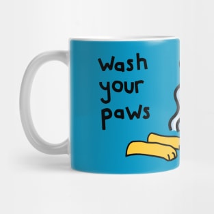 Wash Your Hands and Paws Please Mug